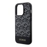 Чехол Guess PU G CUBE Hard для iPhone 13 Pro, черный (MagSafe)