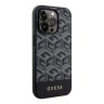 Чехол Guess PU G CUBE Hard для iPhone 13 Pro, черный (MagSafe)