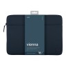 Uniq для ноутбуков 14" чехол Vienna RPET fabric Laptop sleeve (ShockSorb) Indigo Blue