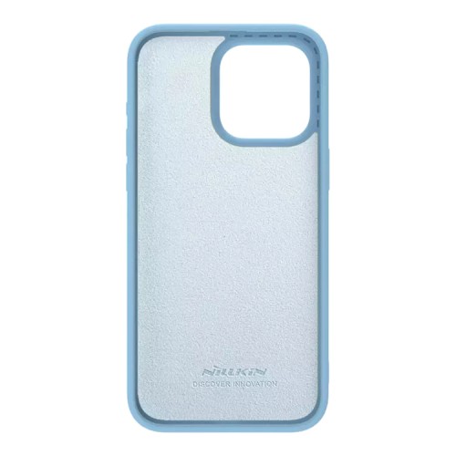 Nillkin для iPhone 15 Pro Max чехол CamShield Silky Silicone Haze Blue