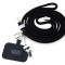 Karl Lagerfeld шнурок на шею для телефона Crossbody Nylon cord + NFT Karl Ikonik metal charm Black