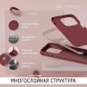 Elago для iPhone 15 Pro Max чехол Soft silicone (Liquid) Burgundy