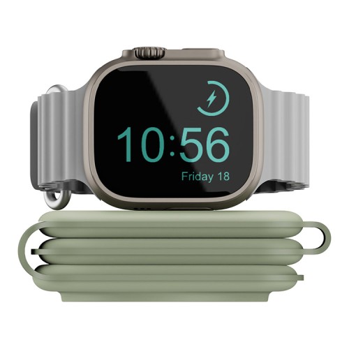 EnergEA Беспроводное СЗУ Bazic GoMag Trio PLUS magnetic wireless foldable 15W Sage