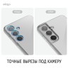 Elago для Galaxy S24 чехол HYBRID (pc/tpu) Clear