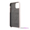 Чехол Karl Lagerfeld Liquid silicone Ikonik Karl для iPhone 11, розовый