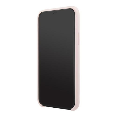 Чехол Karl Lagerfeld Liquid silicone Ikonik Karl для iPhone 11, розовый