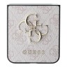 Guess для Galaxy Z Flip 6 чехол PU кожа 4G Big metal logo Pink