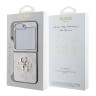 Guess для Galaxy Z Flip 6 чехол PU кожа 4G Big metal logo Pink