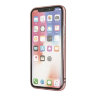 Чехол Guess Glitter 4G Peony Hard для iPhone X/XS, розовый