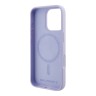 Karl Lagerfeld для iPhone 16 Pro Max чехол Liquid Silicone NFT Karl&Choupette Purple (MagSafe)