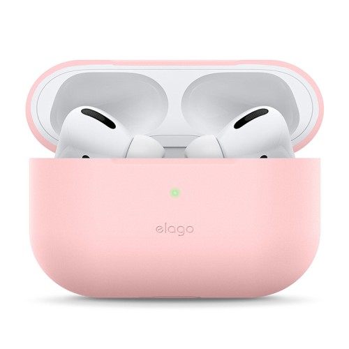 Чехол Elago Slim Silicone case для AirPods Pro, розовый