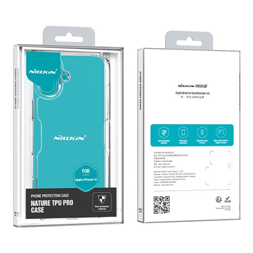 Nillkin для iPhone 16 чехол Nature TPU Pro White