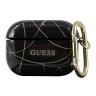 Чехол Guess Chain с кольцом для Airpods Pro, черный