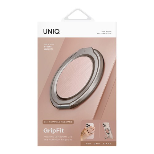 Uniq магнитный держатель GripFit Classic 360 Magnetic Mount & Kickstand Pink