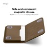 Elago магнитный бумажник MagSafe Card Pocket PU Leather Taupe