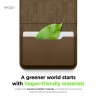 Elago магнитный бумажник MagSafe Card Pocket PU Leather Taupe