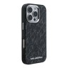 Karl Lagerfeld для iPhone 16 Pro чехол PC/TPU Script pattern Metal camera Hard Black (MagSafe)