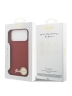 Guess для iPhone 17 Pro чехол Liquid silicone Gold metal logo Hard Magenta (MagSafe)