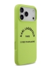 Karl Lagerfeld для iPhone 17 Pro Max чехол Liquid silicone RSG logo Hard Green (MagSafe)