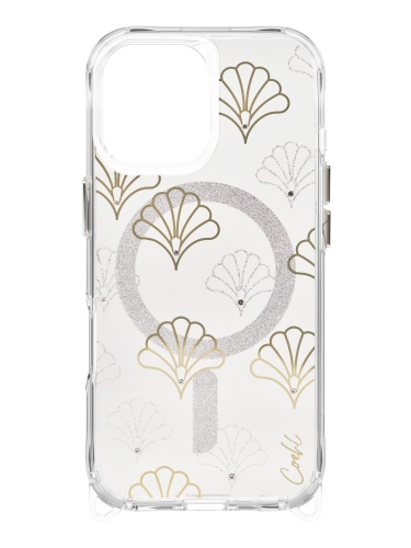 Uniq для iPhone 17 чехол COEHL IML Maree Sparkling Silver (MagSafe)