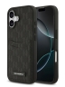 Karl Lagerfeld для iPhone 17 чехол PU Saffiano Monogram with Cardslot Hard Black