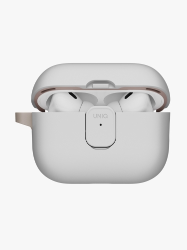 Uniq для Airpods Pro 3 чехол CLYDE Lock case Mist Grey/Khaki