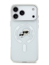 Karl Lagerfeld для iPhone 17 Pro Max чехол IML NFT Karl & Choup Heads Metal camera Hard White (MagSafe)