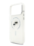 Karl Lagerfeld для iPhone 17 Pro Max чехол IML NFT Karl & Choup Heads Metal camera Hard White (MagSafe)