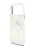 Karl Lagerfeld для iPhone 17 Pro Max чехол IML NFT Karl & Choup Heads Metal camera Hard White (MagSafe)