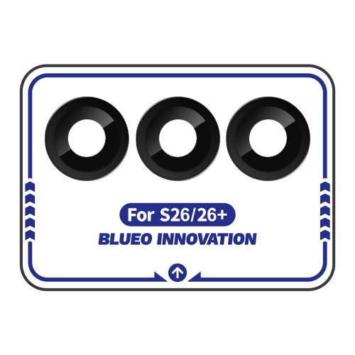 BlueO стекло для Galaxy S26/S26+, Camera lens Armor metal 3 шт. Black