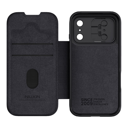 Nillkin для iPhone 17 Pro чехол QIN Pro Booktype Black