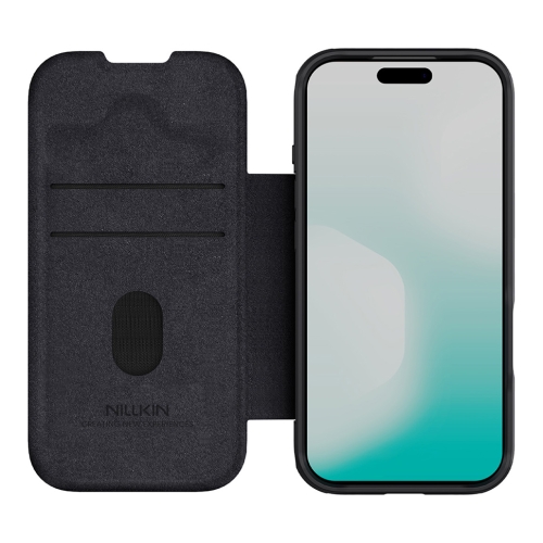 Nillkin для iPhone 17 Pro чехол QIN Pro Booktype Black