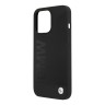 Чехол BMW Signature Liquid Silicone Laser logo для iPhone 13 Pro, черный