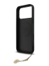 (Уценка) Guess для iPhone 17 Pro чехол PU 4G Classic Metal logo Hard + Charm Black (MagSafe)