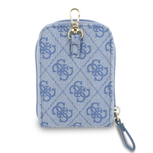 Guess шнурок на шею Universal Crossbody PU Strap 4G Big metal Logo + Smartphone patch + Wallet Blue