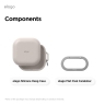 Elago для Galaxy Buds 4/4 Pro чехол Silicone Hang case Stone