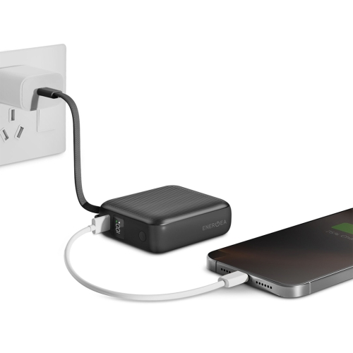 Energea АКБ Integra Mini 35 (CCC), 10000 USB-C + кабель USB-C Total 35W Display Gumental