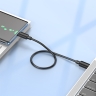 HOCO кабель X96 Hyper PD60W charging data cable Type-C to Type-C (L=0.25M) Black