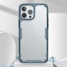 Чехол Nillkin Nature Pro для iPhone 14 Pro Max, прозрачный/синяя рамка