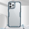 Чехол Nillkin Nature Pro для iPhone 14 Pro Max, прозрачный/синяя рамка