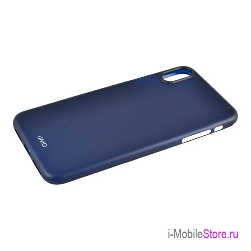 Чехол Uniq Bodycon для iPhone XS Max, синий