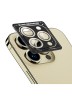 BLUEO Camera lens Armor metal для камеры iPhone 14 Pro | 14 Pro Max, Gold (3 шт +installer)