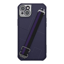 Чехол Nillkin Strap Magnetic для iPhone 14 Plus, фиолетовый (magsafe)