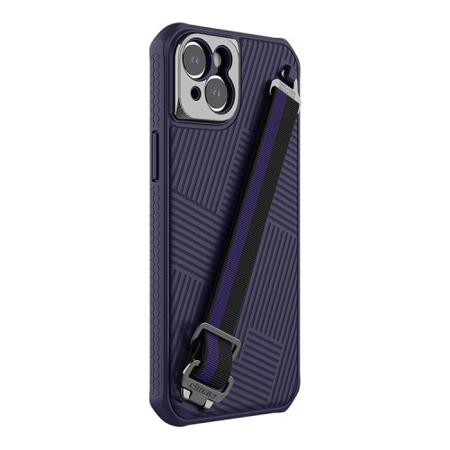Чехол Nillkin Strap Magnetic для iPhone 14 Plus, фиолетовый (magsafe)