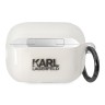 Чехол Lagerfeld TPU with ring NFT Choupette для Airpods Pro 2, прозрачный