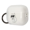 Чехол Lagerfeld TPU with ring NFT Choupette для Airpods Pro 2, прозрачный