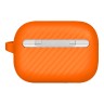 Чехол Uniq Vencer Silicone case +carabin and earstrap для AirPods Pro 2, оранжевый