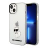 Чехол Lagerfeld NFT Choupette Hard для iPhone 14, прозрачный