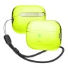 Чехол Elago Clear case with Round strap для AirPods Pro 2, Neon Yellow