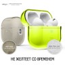 Чехол Elago Clear case with Round strap для AirPods Pro 2, Neon Yellow